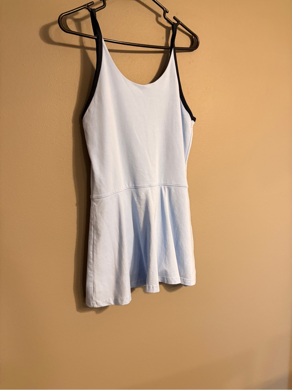 FP Movement by Free People Light Blue Mini Dress with navy Trim